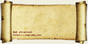 Isidora Bačević vizit kartica